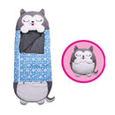 JUGLES® - Pelúcia que vira saco do dormir - Bibi Unicórnio