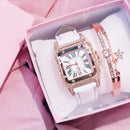 Relógio Feminino + Bracelete De Diamante - SkyFlair™