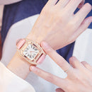 Relógio Feminino + Bracelete De Diamante - SkyFlair™