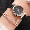 Relógio De Luxo Feminino + Bracelete - Kit Luxurious™