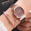 Relógio De Luxo Feminino + Bracelete - Kit Luxurious™