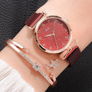 Relógio De Luxo Feminino + Bracelete - Kit Luxurious™