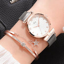 Relógio De Luxo Feminino + Bracelete - Kit Luxurious™