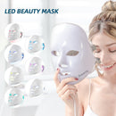 MÁSCARA LED FACIAL 7 CORES TRATAMENTO ESTÉTICO FOTOTERAPIA