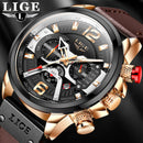 Relógio Masculino LIGE Chronograph