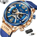 Relógio Masculino LIGE Chronograph