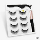 Magnétic Eyelashes 3D- Cílios Magnéticos- Delineador-Cílios postiços-Maquiagem de cílios