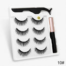 Magnétic Eyelashes 3D- Cílios Magnéticos- Delineador-Cílios postiços-Maquiagem de cílios